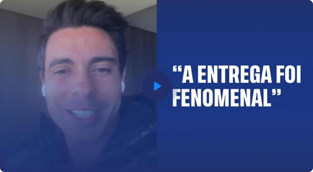 A entrega foi fenomenal